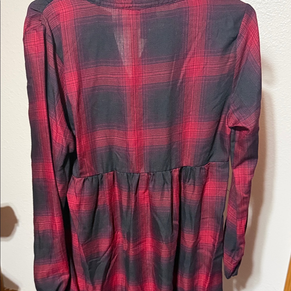 Knox Rose Red and Black Plaid Dress - Picture 3 of 3
